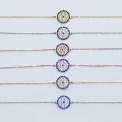 B085 - Evil Eye Bracelet Size 3