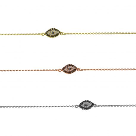 B174 - Double Faced Evil Eye Bracelet Size 1 - Image 2